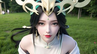 Tranh AI ~ Liu Shen Coser đẹp quá!