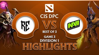 Game 3: Navi vs Rune Eaters | Navi is Back! | (BO3) DPC EU EAST 2022 Tour 3: Division I