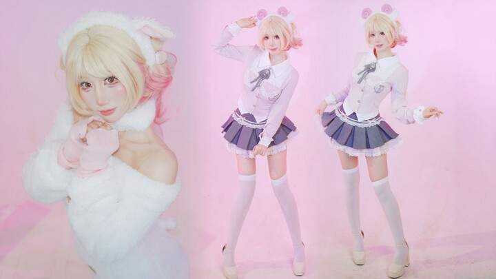 Cảm ơn rất nhiều, Mĩ Dương Dương-san~🩷 Mĩ Dương Dương cosplay nhân hóa nhảy bài “Mọi người cùng vui 