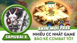 Review skin free mới của Heiyo - Samurai X, siêu trâu, siêu cc, siêu bảo kê, siêu mở combat