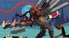 Part 8 Devil chainsaw man vs King zarek / stick war legacy animation