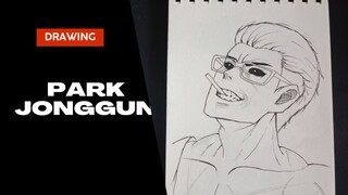 Drawing Park Jonggun part 1 |Lookism