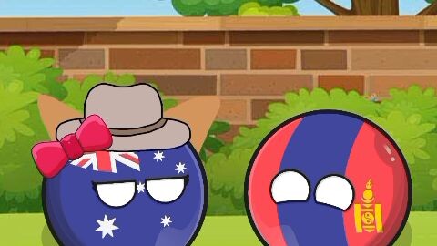 Drama Mongolia and Friends (countryballs) | Australia suka sama Turki 🇦🇺💓🇹🇷