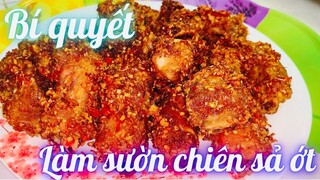 Cách Làm Sườn Chiên Sả Ớt Ngoài Giòn Trong Mềm Ngọt Không Bị Khô /Bí Quyết Ướp Sườn Chiên 211