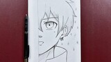 Easy to draw | how to draw anime boy step-by-step