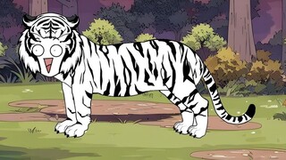 Induk harimau pergi berburu, macan tutul Siberia menyerang, datang untuk membalas dendam