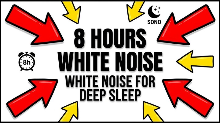 8 Hours Pure White Noise for Deep Sleep & Study | 8小时深度睡眠白噪音 (纯黑屏)