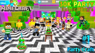 🤤Fast Time Party Craft😲 Full Funny😜 Story Video🥰 30k Subscribers Celebrate🎊#1