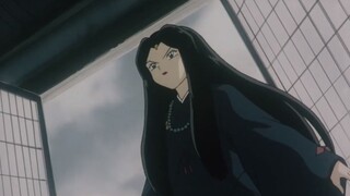 The black witch's magic power is so strong that even Kikyo has to bow her head to show respect when 