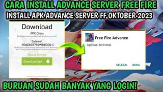 CARA INSTALL APK ADVANCE SERVER FREE FIRE OKTOBER 2023 | CARA MASUK ADVANCE SERVER