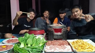 หมูกระทะ วันเกิดน้องนนท์ อายุ14ปี เซอร์ไพรส์เป่าเทียนสุดพิเศษ