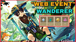 WEB EVENT WANDERER || WEB EVENT GENSHIN IMPACT TERBARU