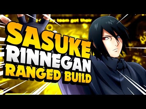 RINNEGAN EYE SASUKE Ranged Build | Naruto Shinobi Striker #ShinobiStriker #Sasuke