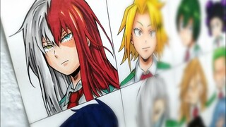 Drawing My Hero Academia | Gender Swap Part 2/2