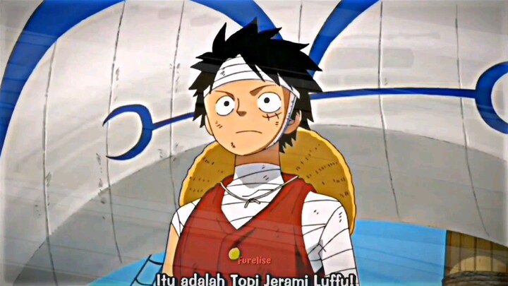 momen Luffy kembali ke marineford