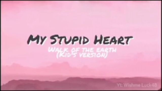 my stupid heart song lyrics