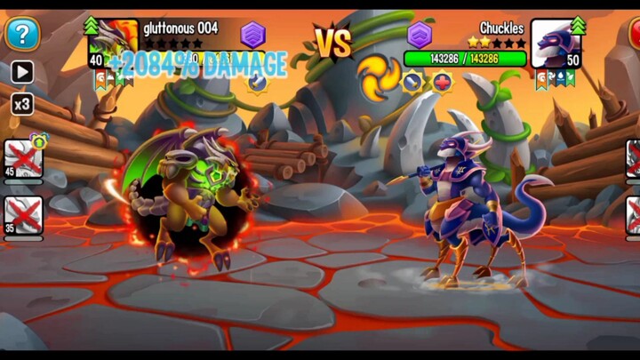 the power of GLUTTONOUS VAMP DRAGON!