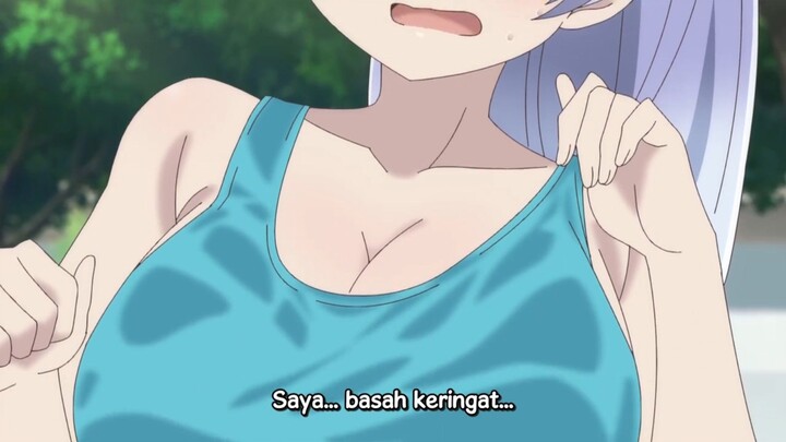 saking semangatnya jadi basah kuyup | Hilarious Anime
