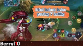 gameplay karina mobile legend, top global nomer 1 di desaku.