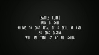 Adventure B Skill - Battle Elite (ROM CN Server)