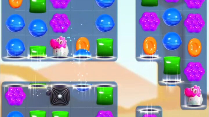 Main terus sampai level yang sangat tinggi, candy crush