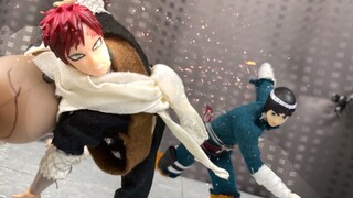 NARUTO stop motion rock lee vs gaara  リー 我愛羅