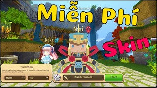 Cách mặc miễn phí 2 Skin Mới & Chức năng vật lý Mini World