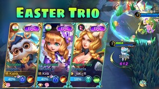 EASTER TRIO MLBB!🥚🐰🐣DIGGIE, CHANG'E, RAFAELA🔥