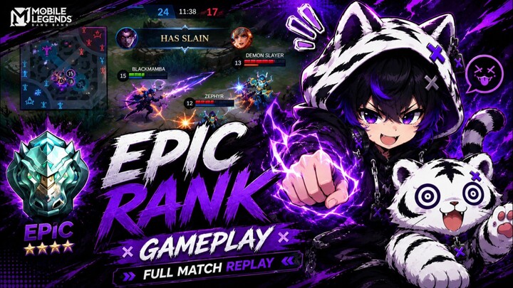 ⚔️ Epic Rank Gameplay | Full Match Replay