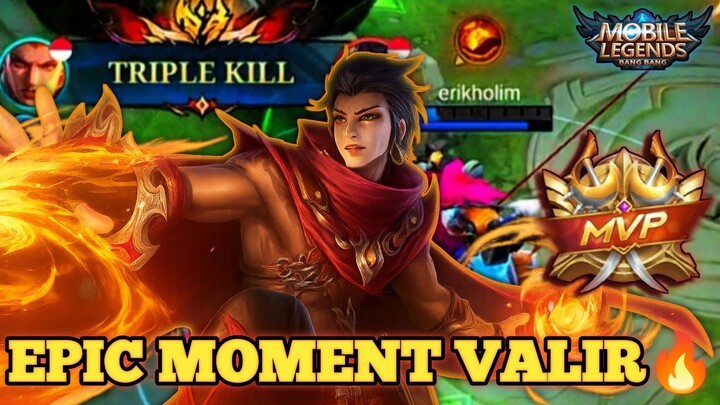 MOMENT EPIC !!  VALIR🔥 Triple Kill❗❗ Tampa Ampun🔥