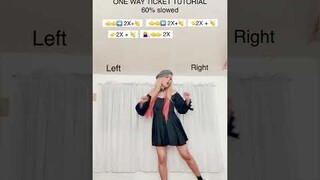 ONE WAY TICKET TIKTOK CHALLENGE TUTORIAL #shorts