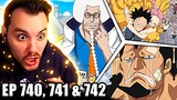 Kyros Made Me Cry... | One Piece REACTION Episode 740, 741 & 742