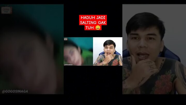 tuh kan jadi salting hahahaa #duet #ometvprank #reaction #ometvgombal #funny #comedy #lucu