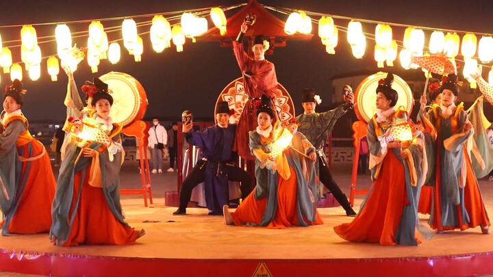 Highly realistic imitation of Henan TV's Lantern Festival Wonderful Night opening dance "A Date on t