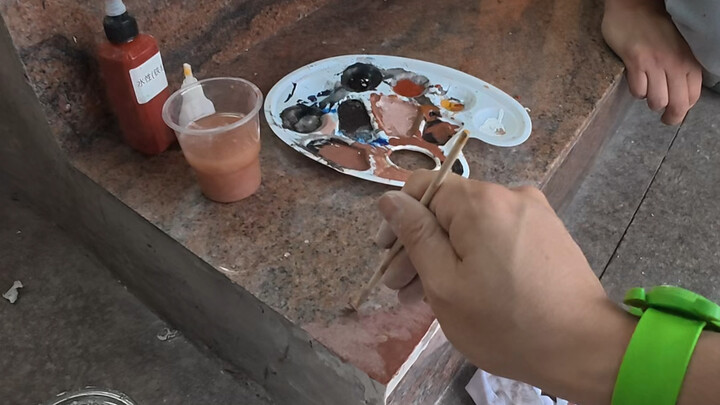 Today, I took my apprentice to repair a damaged marble piece at a client's home #furniturerepair #ma