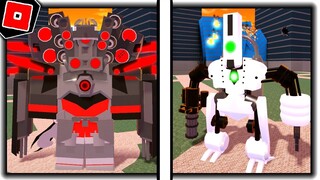 ALL NEW UPDATE with ROCKSTAR TITAN SPEAKERMAN and PENCILS in SUPER TOILET BRAWL - Roblox