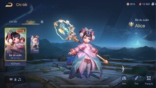 Liên Quân Mobile - Review Skin Alice Bé Du Xuân Bộ Trang Phục Cực Hiếm