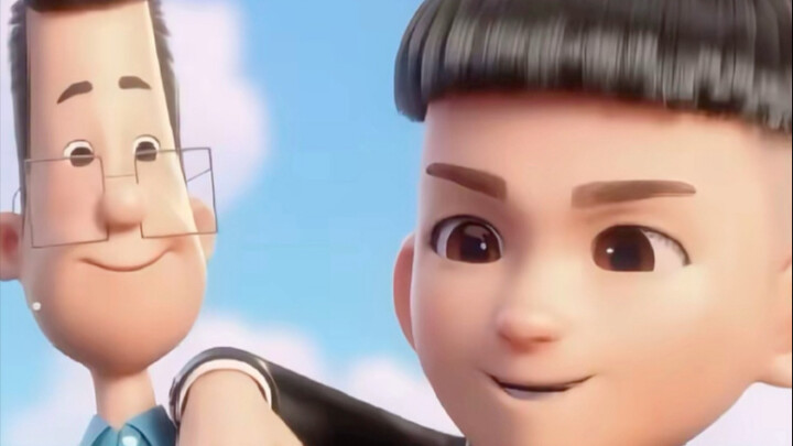 Big-Headed Son has grown up.