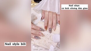 Nail nhọn cá tính nhưng đơn giản