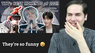 TXT funniest/iconic moments of 2021 (Reaction)