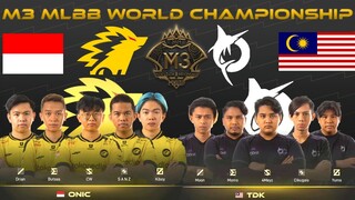 ONIC ESPORT VS TODAK | Group B | M3 MLBB World Championship 2021