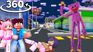 Friends saving APHMAU from KISSY MISSY in Minecraft 360°