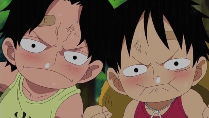 Lucu banget luffy masih bocil🤗