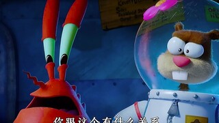“  海绵宝宝不见了，姗迪怀疑是被蟹老板给买了，原来伙伴们还是很关心海绵宝宝的 "