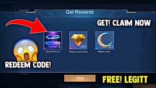 PROMO DIAMONDS REDEEM CODE! FREE! LEGIT!? HOW? (CLAIM NOW) | MOBILE LEGENDS 2021