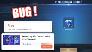 COBA SEKARANG !! BUG EVENT REDEEM 1000 DIAMOND ! EVENT WEB CARD POOL