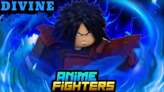 NOVO MADARA DIVINE MUITO FORTE NO ANIME FIGHTERS SIMULATOR ROBLOX