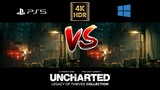 Uncharted - HDR Difference Between PS5 and PC - 4K HDR