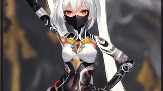 Shirogane Miku đeo mặt nạ và nhảy một điệu nhảy khó tả, một cảm giác phức tạp.