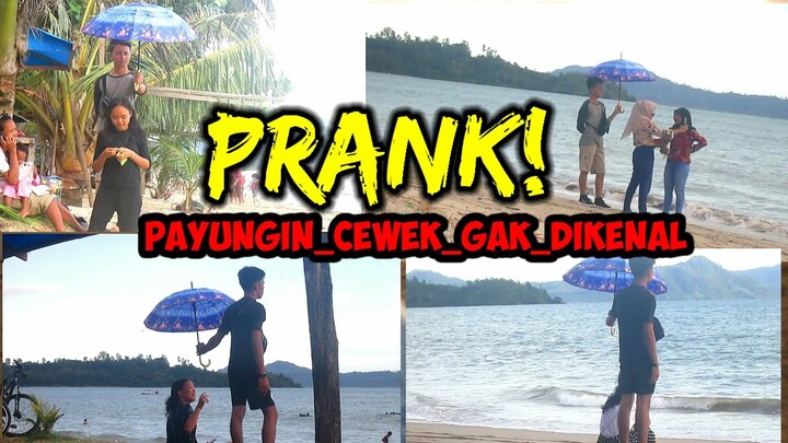 PRANK! PAYUNGIN ORANG GK DI KENAL - WKWKWKWK